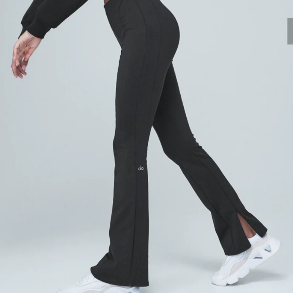 Alo high waist zip it flair legging xs